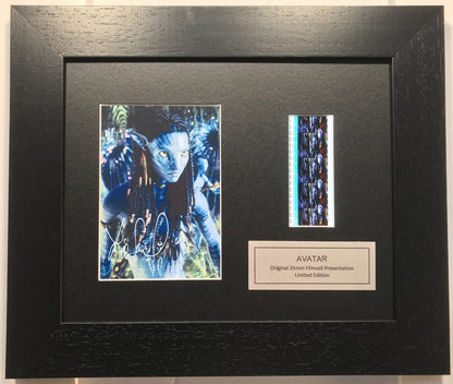 Hand crafted display featuring original film cells for an AVATAR 2009 fan vSR