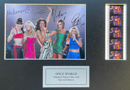 Hand crafted display featuring original film cells for the Spice Girls Fans vSR2