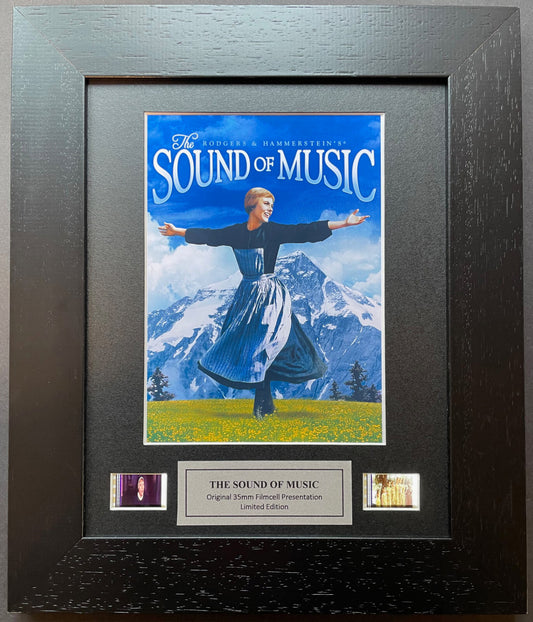 The SOUND Of MUSIC Original 35mm Film Cells set in Quality Wood Frame + COA