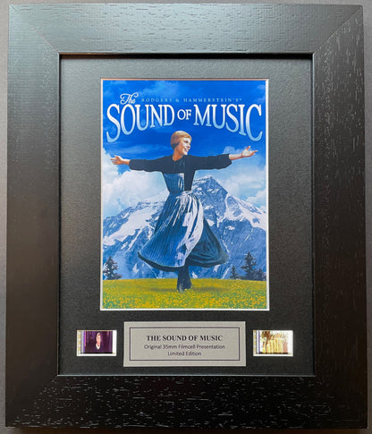 The SOUND Of MUSIC Original 35mm Film Cells set in Quality Wood Frame + COA