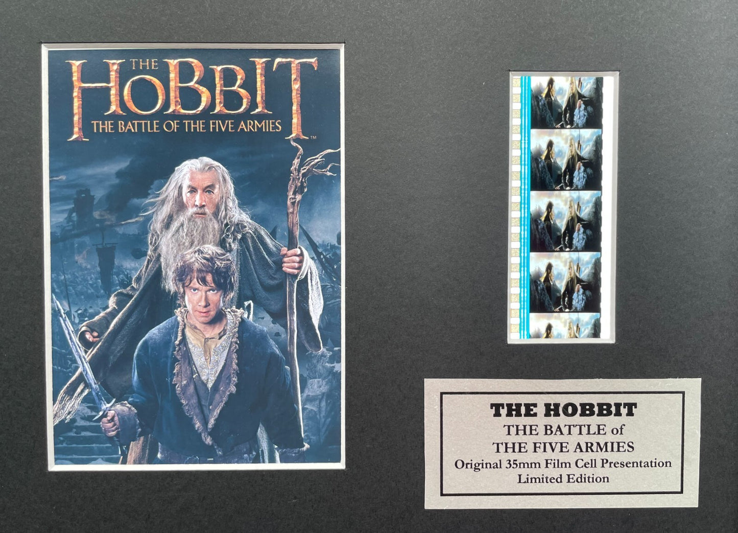 THE HOBBIT (2014) Handcrafted with Original 35mm film Cell Memorabilia vTBOTFA