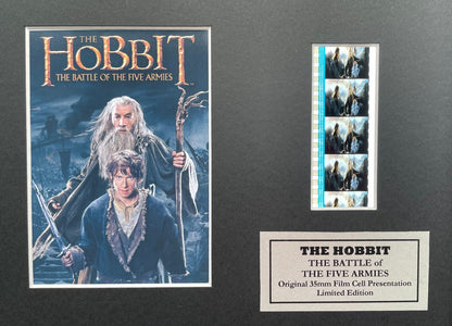 THE HOBBIT (2014) Handcrafted with Original 35mm film Cell Memorabilia vTBOTFA