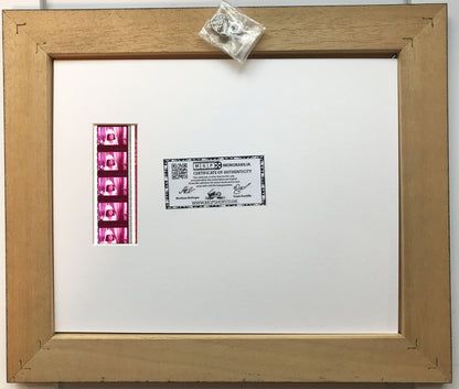 Handmade display featuring original filmcells for CARRY ON CLEO (Sid James) fans