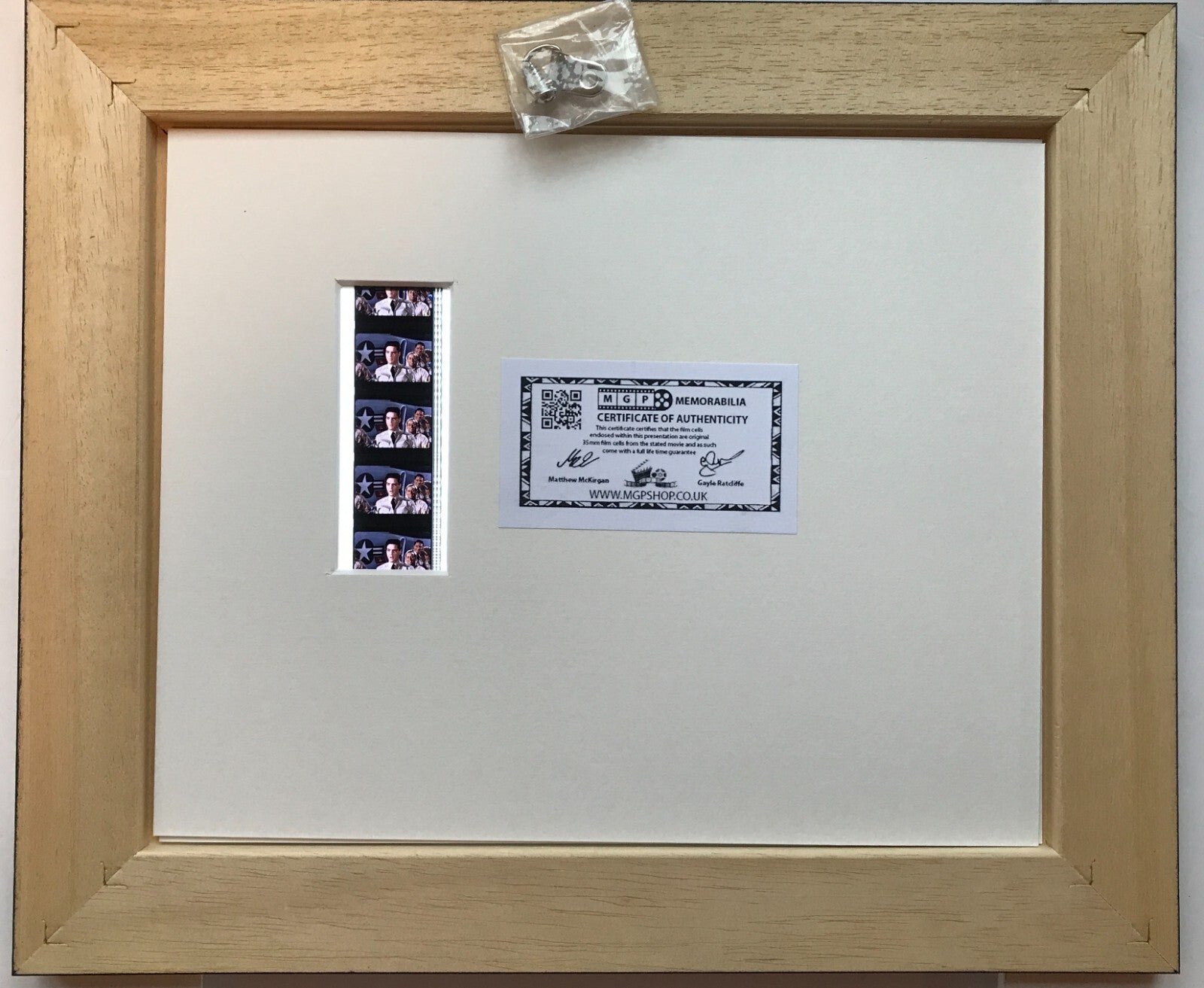 ELVIS PRESLEY Handcrafted Presentation with Original 35mm film Cell Memorabilia