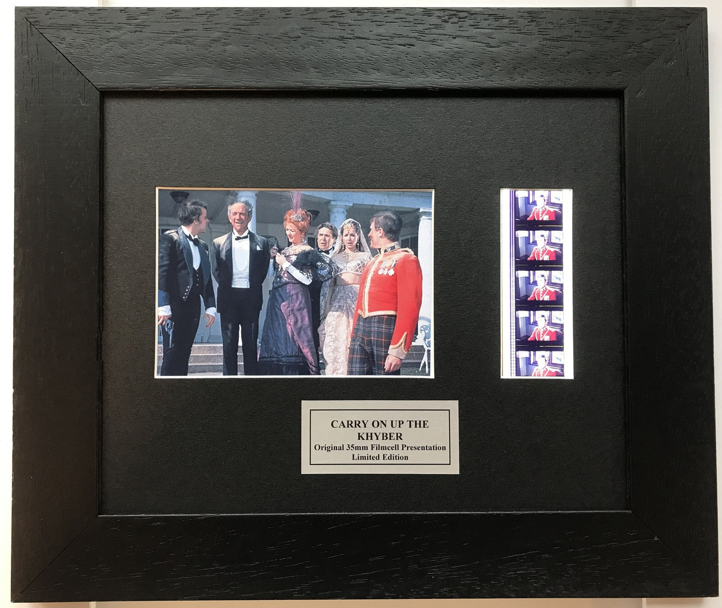 Handmade display featuring original filmcells for CARRY On Up The KHYBER fans v2