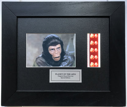 Handmade display featuring original film cells for a PLANET of The APES Fan v1