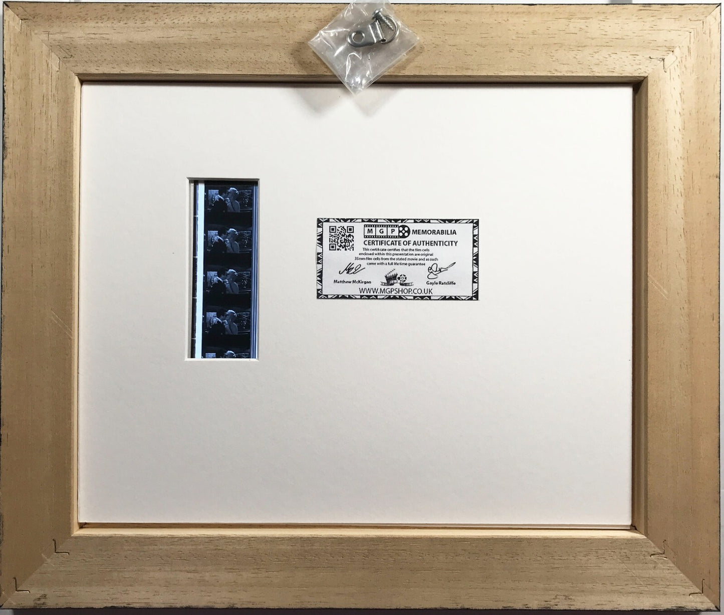 Hand crafted display featuring original filmcells for SOME LIKE it HOT 1959 fans