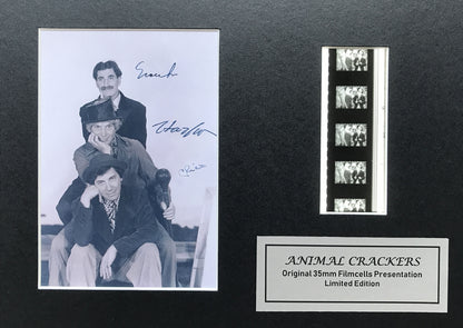 THE MARX BROTHERS Original 35mm Film Cells set in Quality Wood Frame + COA