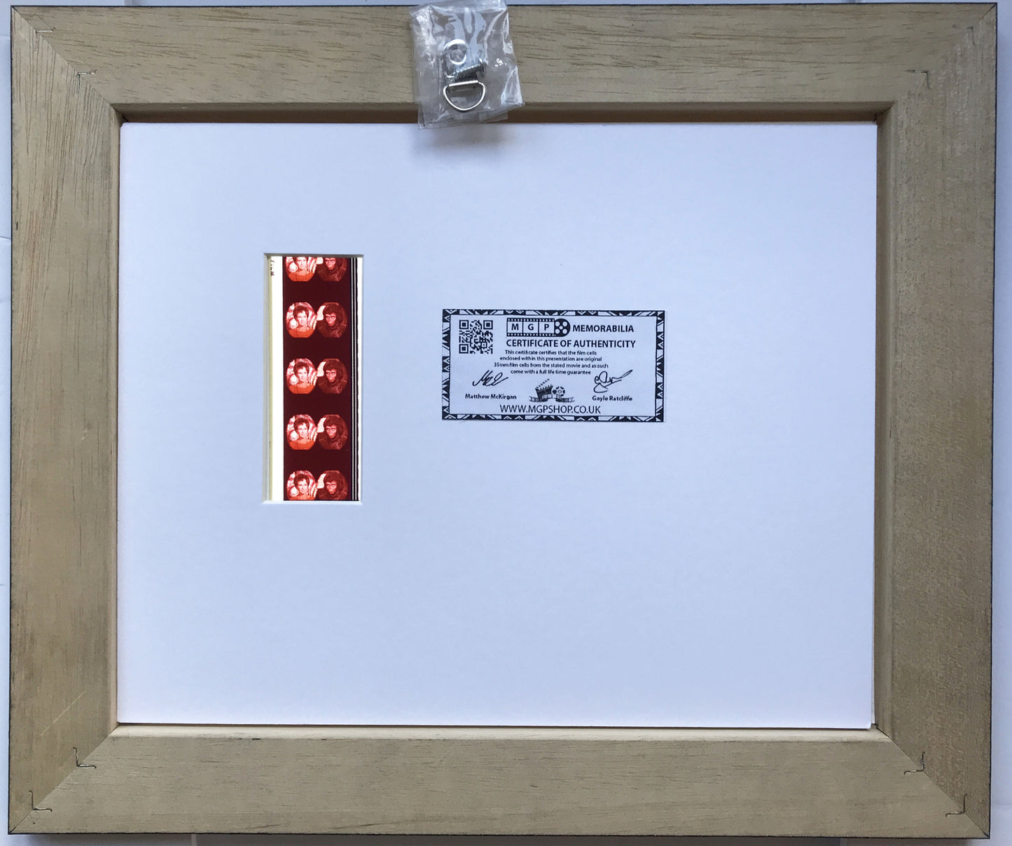 Handmade display featuring original film cells for a PLANET of The APES Fan v6