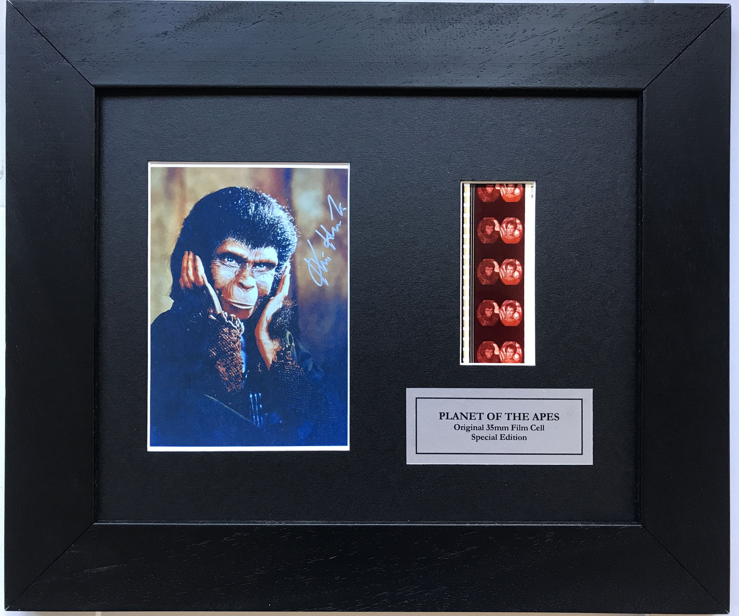 Handmade display featuring original film cells for a PLANET of The APES Fan v6