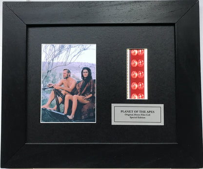 Handmade display featuring original film cells for a PLANET of The APES Fan v4