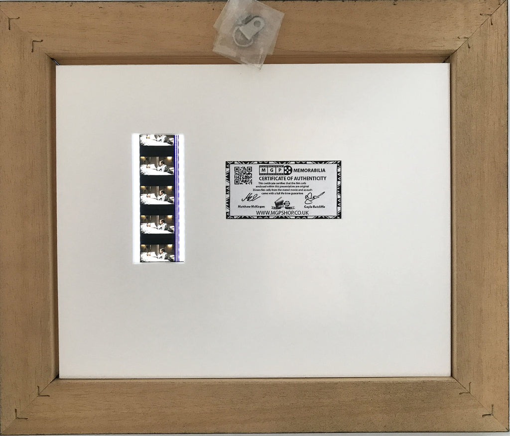 Hand crafted display featuring original 35mm film cells for a PATCH ADAMS fan