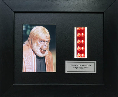 Handmade display featuring original film cells for a PLANET of The APES Fan v5