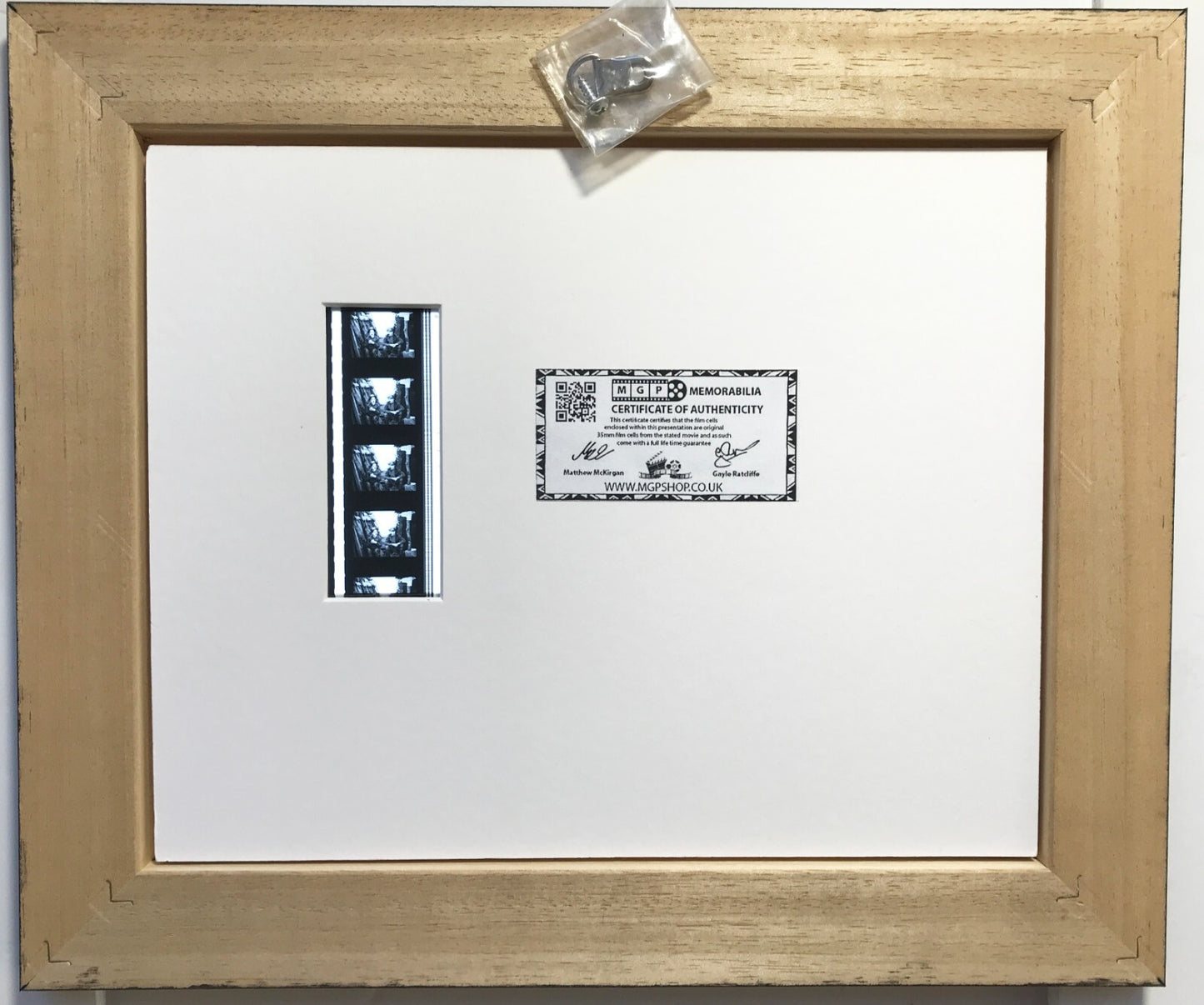 Charlie Chaplin Original 35mm Film Cells set within Quality Wood Frame + COA