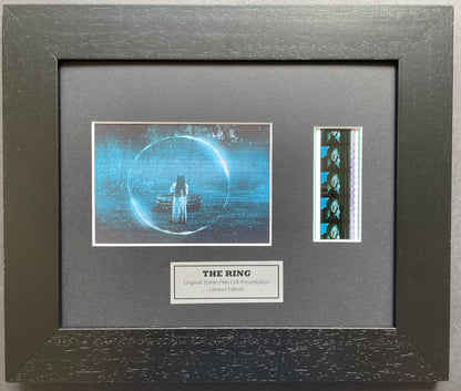 Hand crafted display featuring original 35mm film cells for THE RING 2002 fans v4