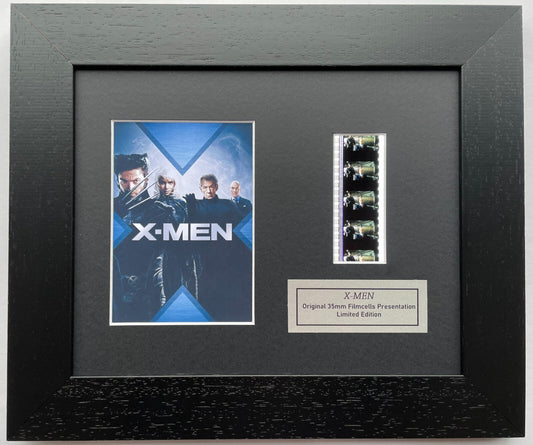 Handmade display featuring original 35mm film cells for an X-Men fan + COA