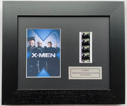 Handmade display featuring original 35mm film cells for an X-Men fan + COA