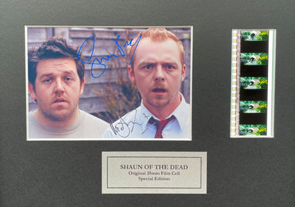 Handmade display featuring original film cells for SHAUN of the DEAD fans vSR