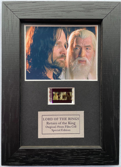 Handmade gift inc original Mini film cell for LOTR - RETURN of The KING fans v1