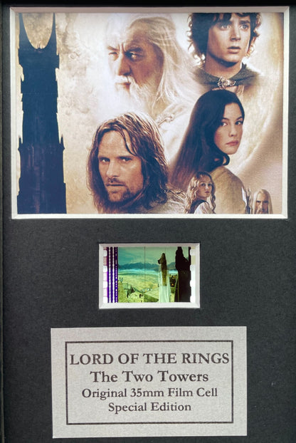 Handmade display inc original Mini film cells for LOTR The TWO TOWERS fans v1