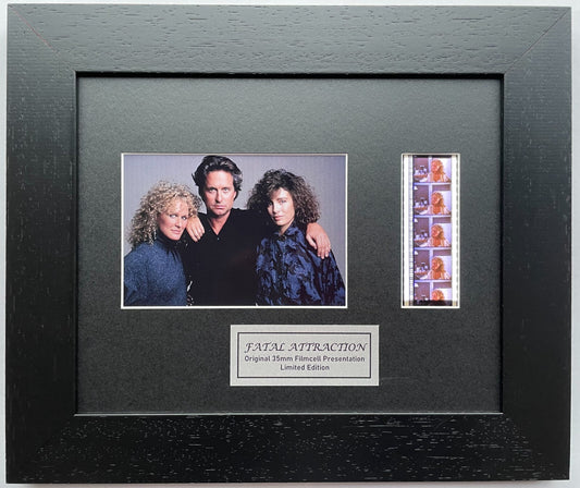 FATAL ATTRACTION Original 35mm Film Cells set within Quality Wood Frame + COA v2