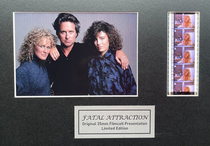 FATAL ATTRACTION Original 35mm Film Cells set within Quality Wood Frame + COA v2