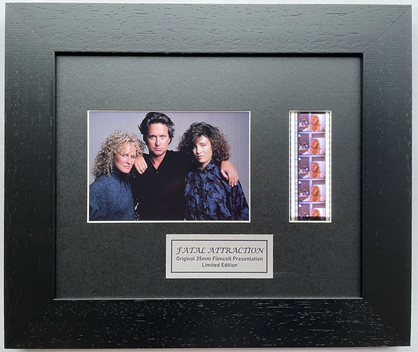 FATAL ATTRACTION Original 35mm Film Cells set within Quality Wood Frame + COA v2