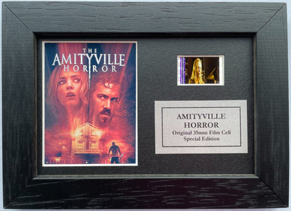 Handmade display inc original Mini 35mm filmcells for THE AMITYVILLE HORROR fans