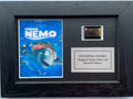Hand crafted display featuring original 35mm film cells for a Finding Nemo fan