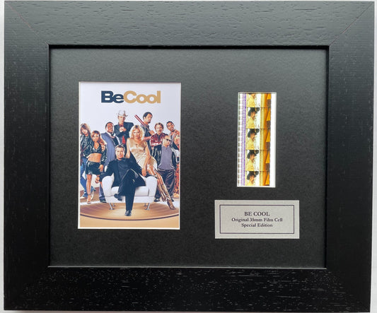 BE COOL of 2005 Original 35mm Film Cells set within Quality Wood Frame + COA