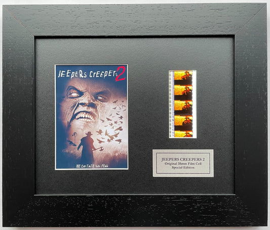 Hand crafted display featuring original film cells for JEEPERS CREEPERS 2 fans
