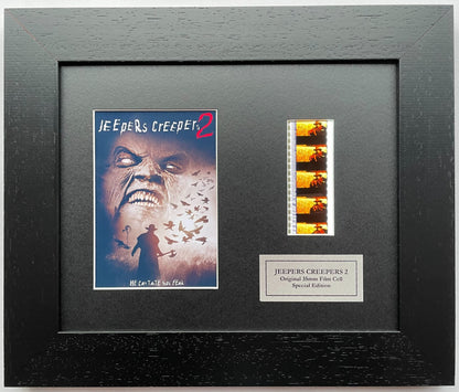 Hand crafted display featuring original film cells for JEEPERS CREEPERS 2 fans