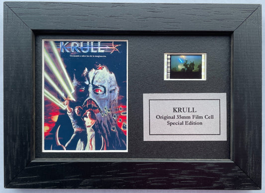 KRULL of 1983 Original Mini 35mm Film Cells set in Quality Wood Frame + COA