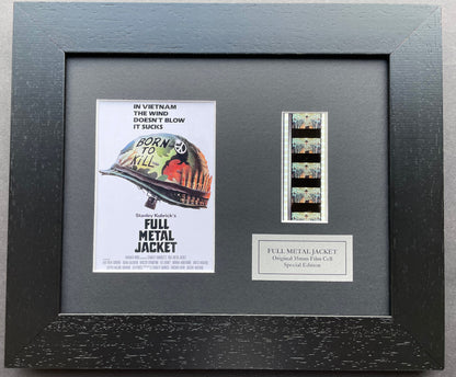 FULL METAL JACKET Original 35mm Film Cells set within Quality Wood Frame + COA v1