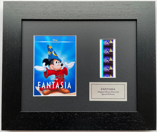 Hand crafted display featuring original 35mm film cells for FANTASIA fans