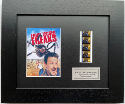 Hand crafted display featuring original film cells for EIGHT LEGGED FREAKS fans