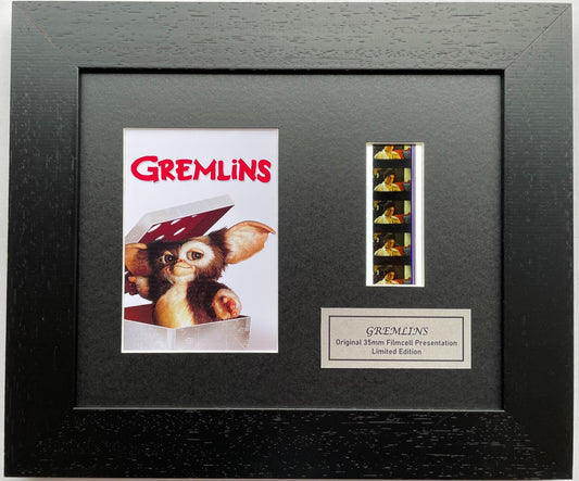 GREMLINS of 1984 Original 35mm Film Cells set within Quality Wood Frame + COA