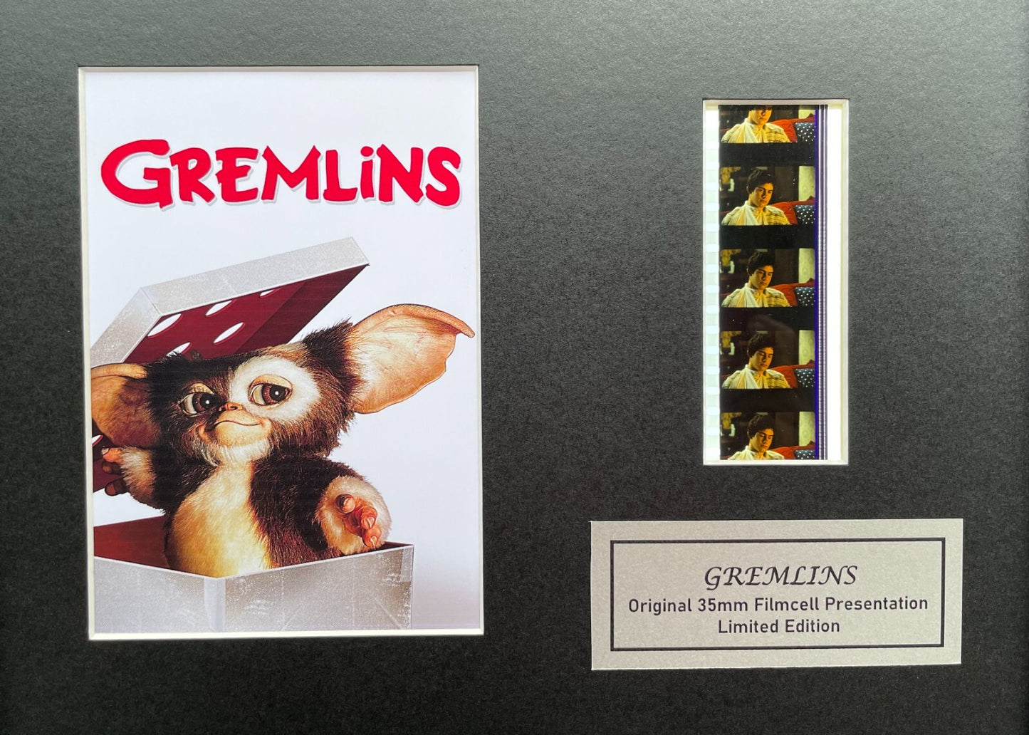 GREMLINS of 1984 Original 35mm Film Cells set within Quality Wood Frame + COA