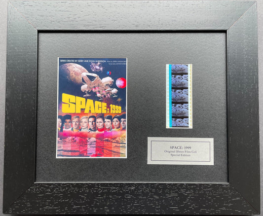 SPACE: 1999 Original 35mm Film Cells set within Quality Wood Frame + COA