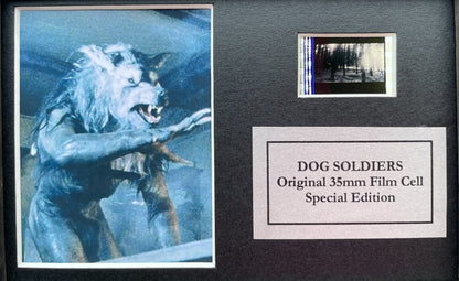 DOG SOLDIERS Original Mini 35mm Film Cells set within Quality Wood Frame + COA