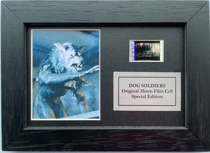DOG SOLDIERS Original Mini 35mm Film Cells set within Quality Wood Frame + COA