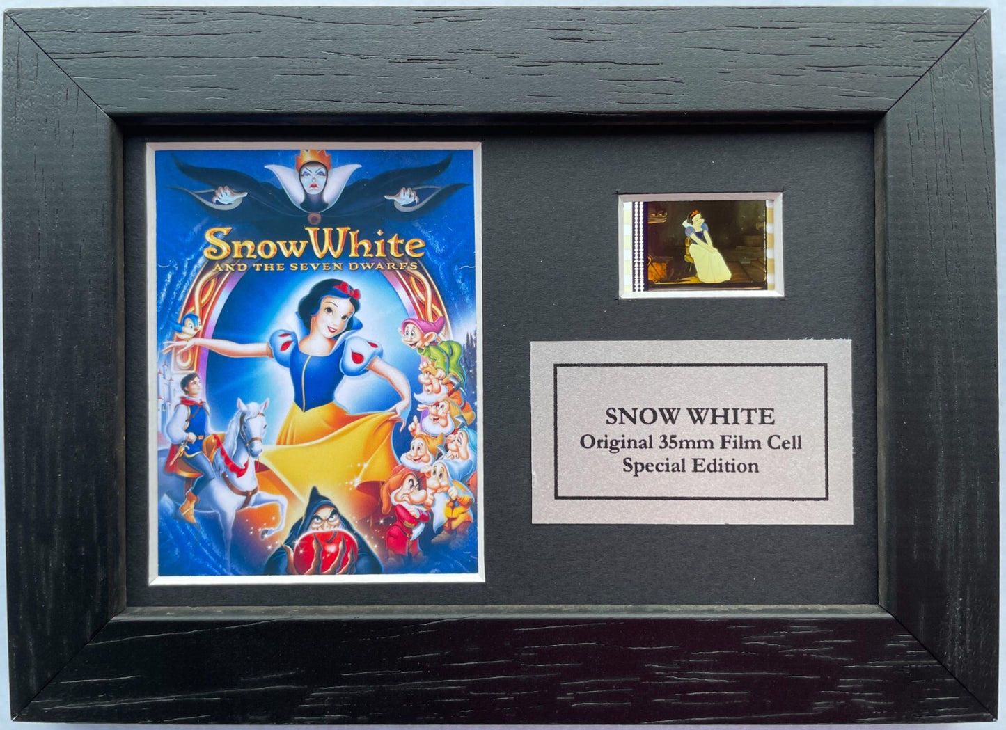 Handmade gift inc original Mini filmcells for SNOW WHITE & The Seven Dwarfs fans