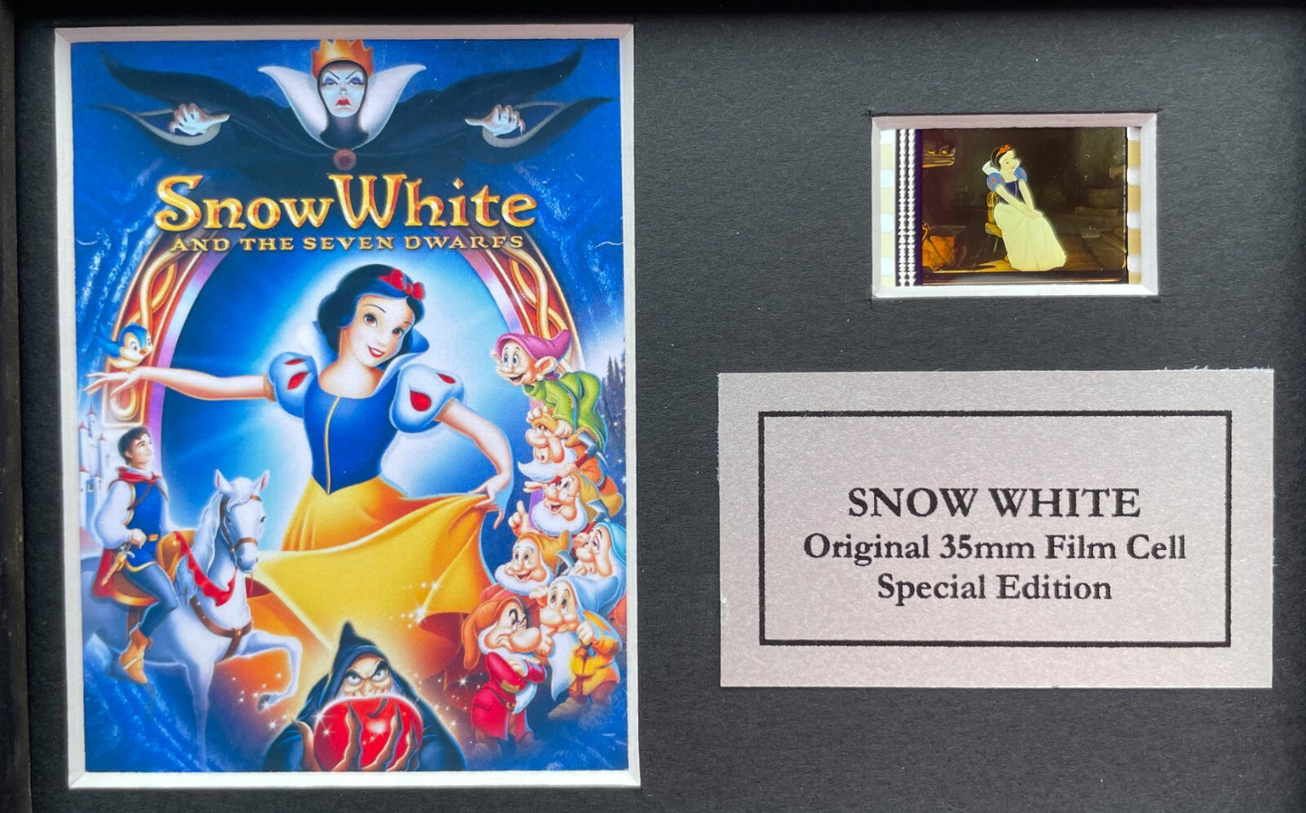 Handmade gift inc original Mini filmcells for SNOW WHITE & The Seven Dwarfs fans