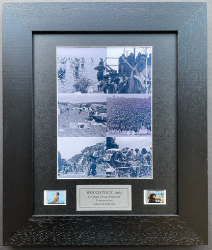 Hand Crafted with original 35mm film cells for WOODSTOCK 1969 fans + COA