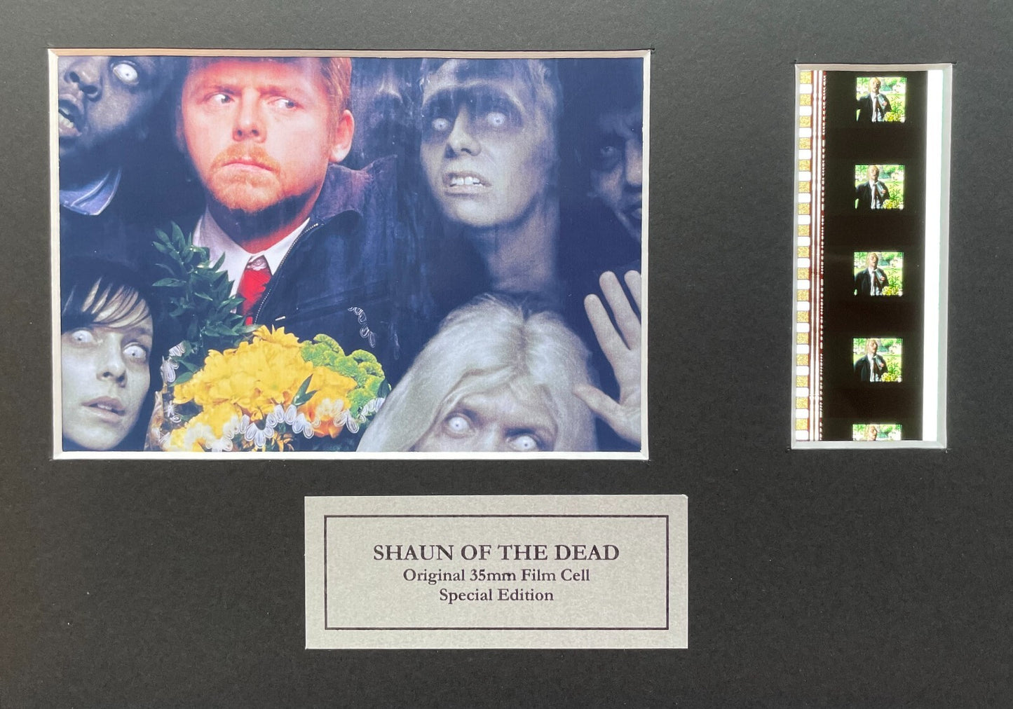 SHAUN of the DEAD Original 35mm Film Cells set in Quality Wood Frame + COA v2