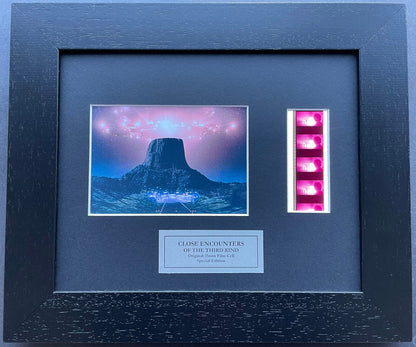 CLOSE ENCOUNTERS o/t Third Kind Original 35mm Film Cells in Quality Wood Frame v1