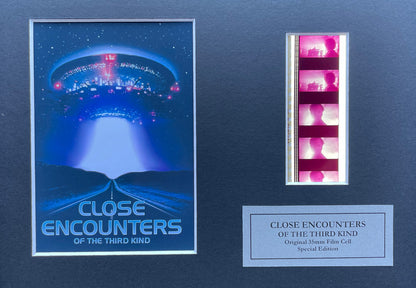 CLOSE ENCOUNTERS Original 35mm Film Cells set within Quality Wood Frame + COA v2