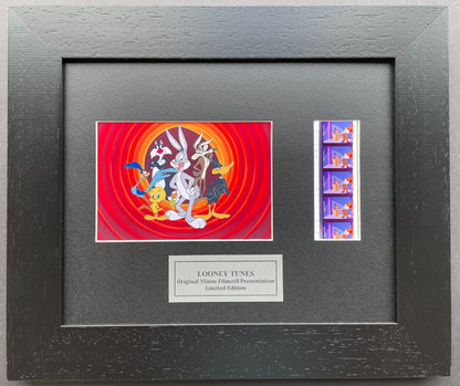 LOONEY TUNES Original 35mm Film Cells set within Quality Wood Frame + COA v3