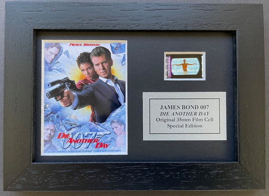 Handmade gift inc original Mini film cells for James Bond DIE ANOTHER DAY fans
