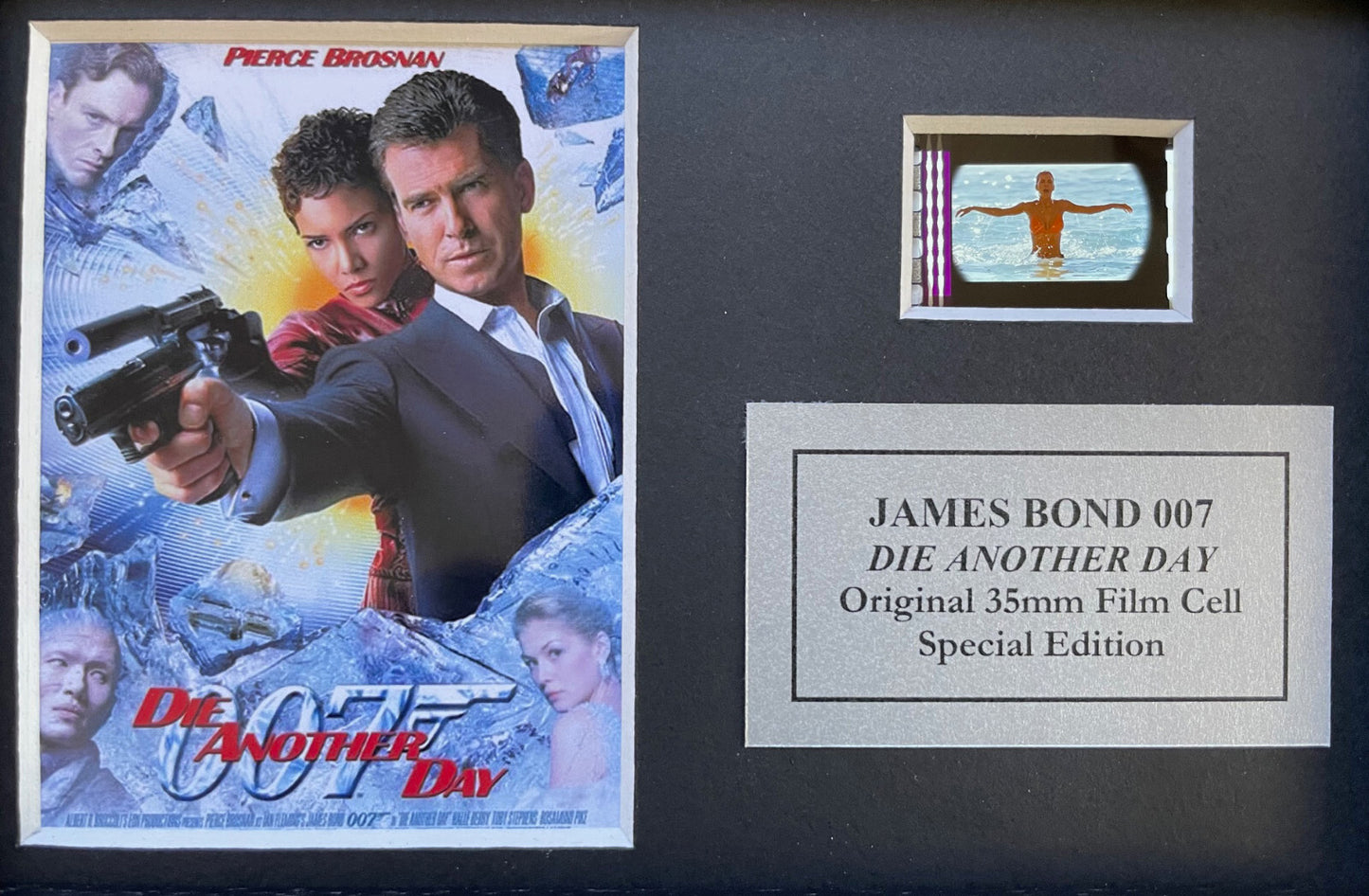 Handmade gift inc original Mini film cells for James Bond DIE ANOTHER DAY fans